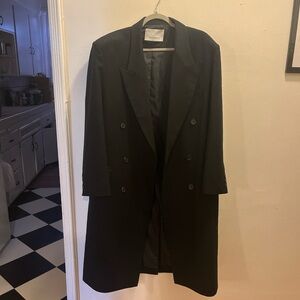 The Frankie Shop Classic Black Coat